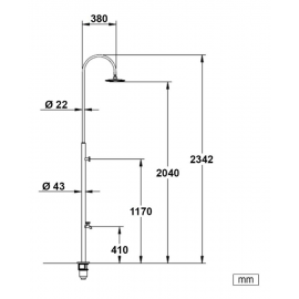 ΝΤΟΥΖΙΕΡΑ ΜΟΝΗ ΜΕ ΒΡΥΣΑΚΙ ΠΟΔΙΩΝ & ΦΑΡΔΙΑ ΚΕΦΑΛΗ MSF-101
