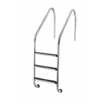 Σκάλα Πισίνας Overflow PLO-201 Με 2 Σκαλοπάτια Από Ανοξείδωτο Ατσάλι AISI-316L 