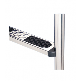 Σκάλα Πισίνας Overflow PLO-201 Με 2 Σκαλοπάτια Από Ανοξείδωτο Ατσάλι AISI-316L 