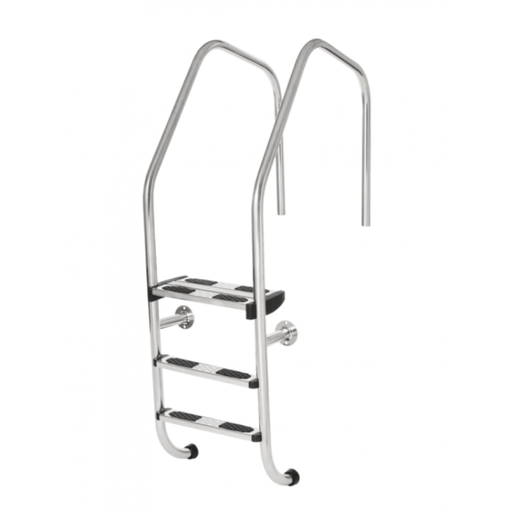 Σκάλα Πισίνας Overflow Special PLO/SP-402 Με 4 Σκαλοπάτια Από Ανοξείδωτο Ατσάλι AISI-316L 