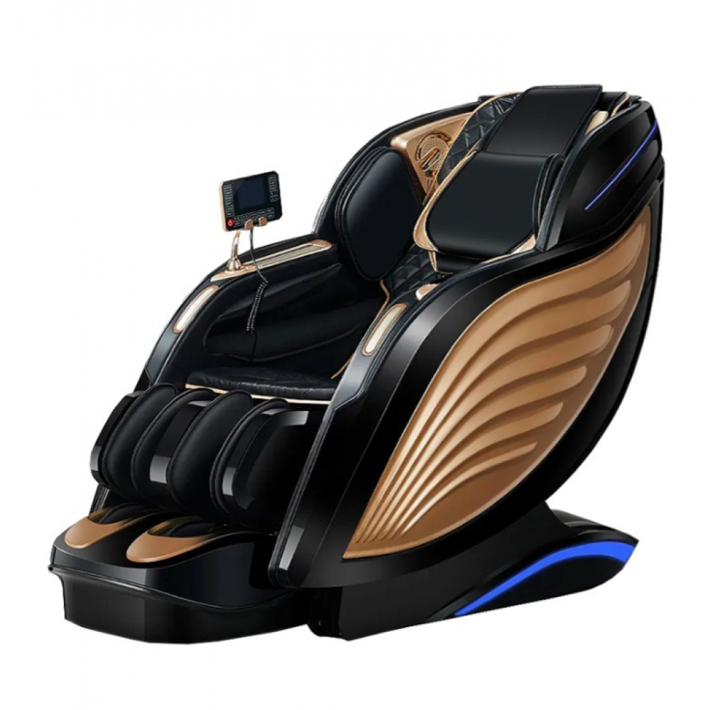 Πολυθρόνα Μασάζ ROHAUS G1 DELUXE Mαύρο/Xρυσό