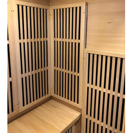 Fujia Σάουνα με υπέρυθρη θερμότητα για 4 άτομα Μ180xΒ120xΥ190cm