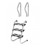 Σκάλα Πισίνας Easy Access PLC/E-401 Με 4 Σκαλοπάτια Από Ανοξείδωτο Ατσάλι AISI-316L  