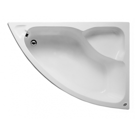 Acrilan Γωνιακή Ασύμμετρη Mπανιέρα KOCHILI (Κοχύλι) 1,25x0,90m 