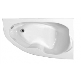 Acrilan Γωνιακή Aσύμμετρη Mπανιέρα KOCHILI (Κοχύλι) 1,35x0,80m 