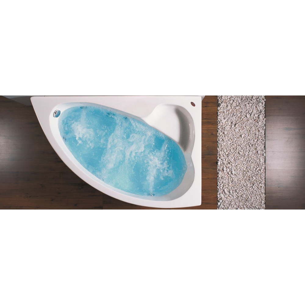 Acrilan Star Line 155 Γωνιακή Ασύμμετρη Μπανιέρα 1,55x1,00m