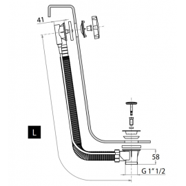 Acrilan Βαλβίδα Βαρέως τύπου αυτόματη 45-55cm