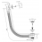 Acrilan Βαλβίδα Ανοξείδωτη pop up 45-125cm Inox AISI 316