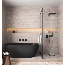 Acrilan Evelyn White Gloss Μπανιέρα ελεύθερης τοποθέτησης 1,65x0,80m
