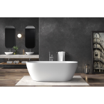 Acrilan Evelyn solid surface Μπανιέρα ελεύθερης τοποθέτησης 1.70x0.80m