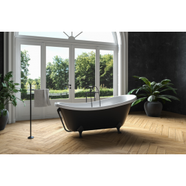 Acrilan Evelyn solid surface Μπανιέρα ελεύθερης τοποθέτησης 1.70x0.80m