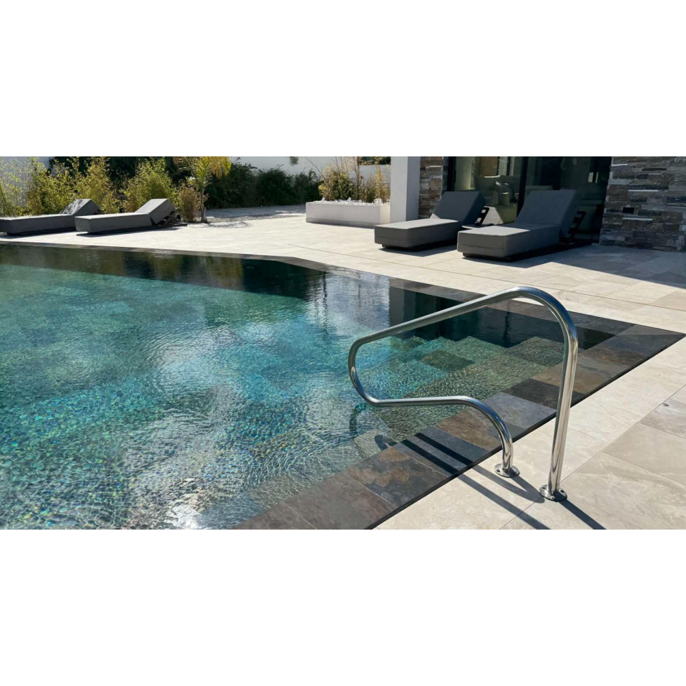  Astral Pool 07781 Μονή χειρολαβή πισίνας από ΙΝΟΧ-316, Ø43mm