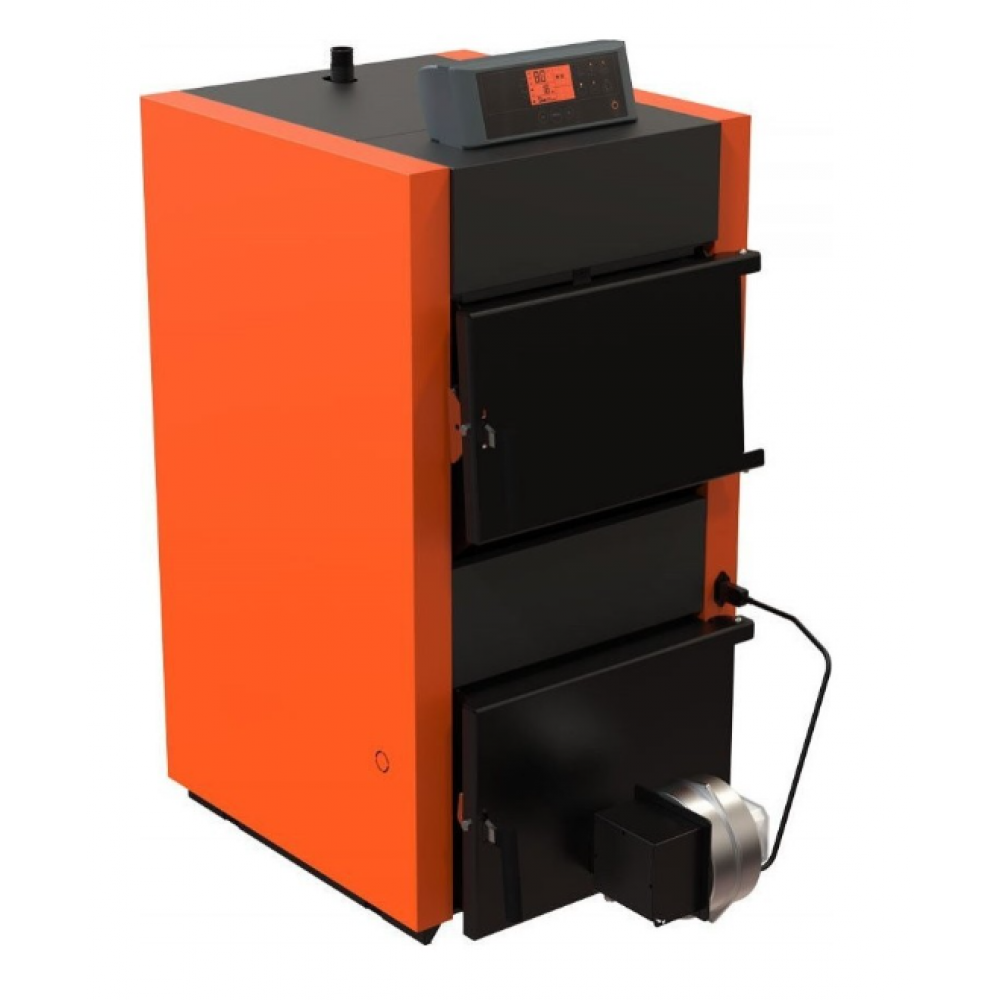 Heatmax Χαλύβδινος λέβητας στερεών καυσίμων ξύλου Eco-Burn 75F