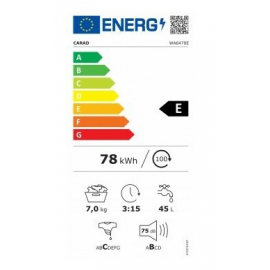 Carad WA6470E Πλυντήριο Ρούχων 7kg 1200 Στροφών