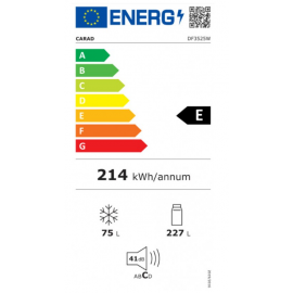 Carad Δίπορτο Ψυγείο DF3525W