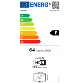 Toshiba TV Vidaa 55" QLED 55QV3363DG