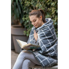 Imetec Adapto Velvet Squares Μονή Ηλεκτρική Κουβέρτα Πλενόμενη 150x95cm