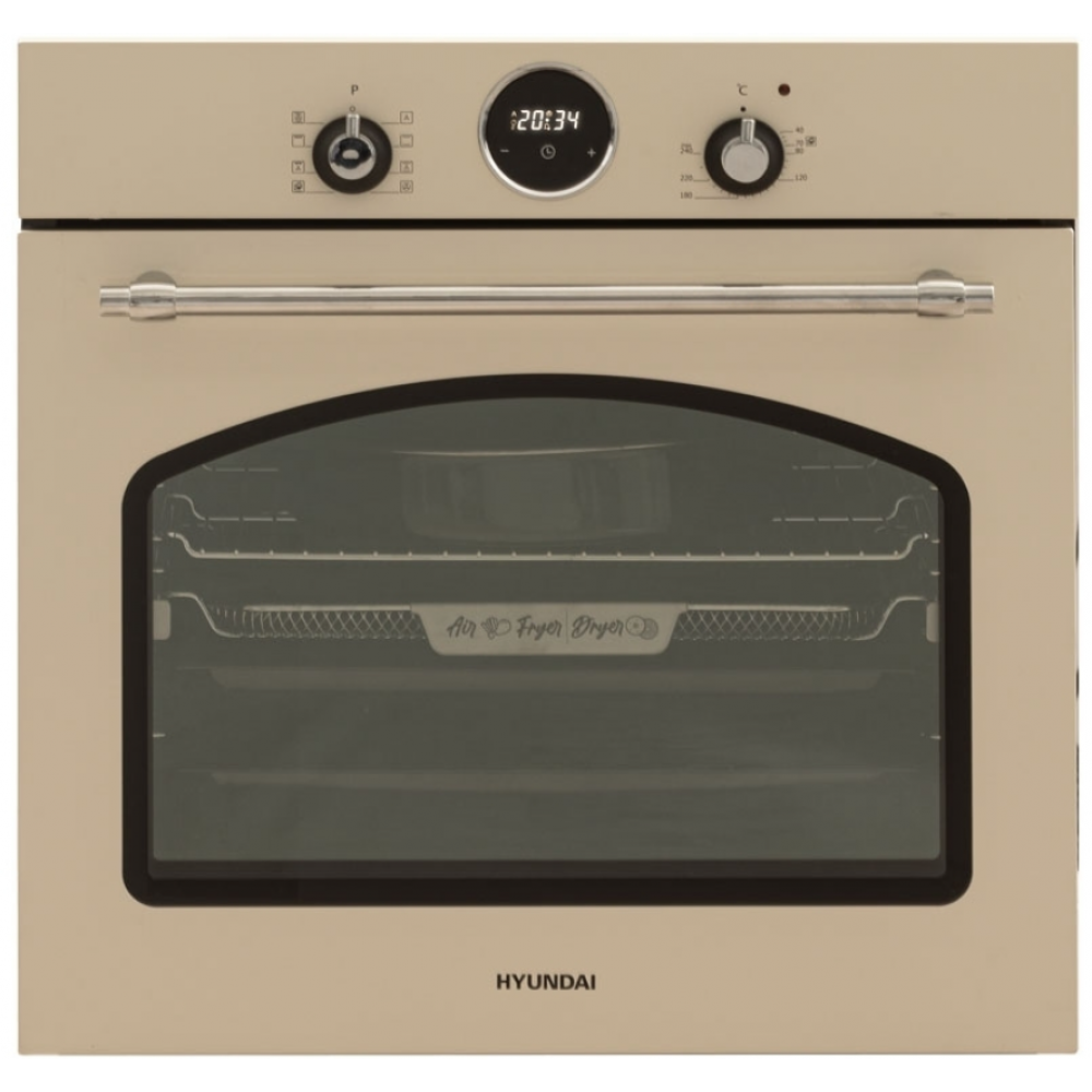 Hyundai Εντοιχιζόμενος φούρνος HBIOR24S-60BZ με χωρητικότητα 60L