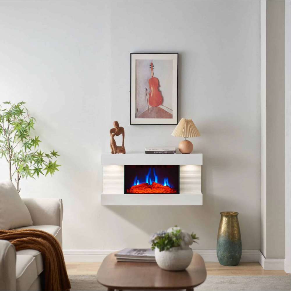 Balderia Ira Ηλεκτρικό Τζάκι Τοίχου 1800W 82 x 41,8 x 21,6 cm