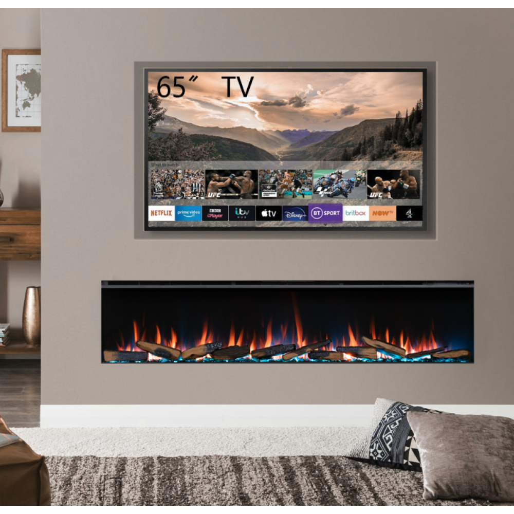 Richen Ηλεκτρικό τζάκι ένθετο 3D Insert 183