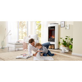 Dimplex Ηλεκτρικό τζάκι δαπέδου Verdi White