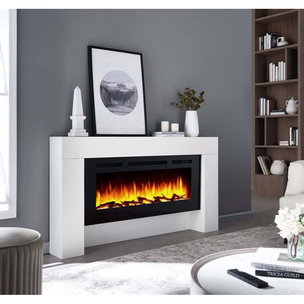 Richen Ηλεκτρικό τζάκι δαπέδου Iraklis White