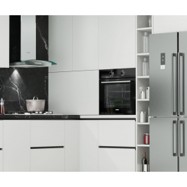 Εντοιχιζόμενος φούρνος Hyundai HBIO22-65/1 BLX με χωρητικότητα 69L 