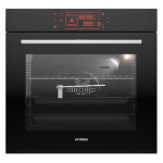 Εντοιχιζόμενος φούρνος Hyundai HBIO22-75/3 TH-BX με χωρητικότητα 78L