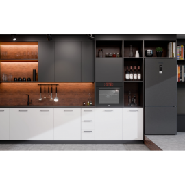 Εντοιχιζόμενος φούρνος Hyundai HBIO22-75/3 TH-BX με χωρητικότητα 78L