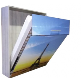 SILVER WALL-BED Κρεβάτι Αναδιπλούμενο για στρώμα 0,90 m 