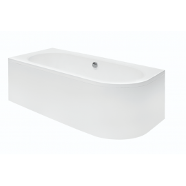 Acrilan Aura Γωνιακή Aσύμμετρη Mπανιέρα 1,80x0,80cm