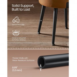 Σκαμπό Σαλονιού Δερμάτινο Brown