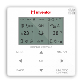  Inventor matrix ATMH16T9 Monoblock Inverter Αντλία θερμότητας Τριφασική 65°C 16KW με Wifi με αντισταση 9kw