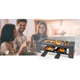 Nedis Επιτραπέζια Ηλεκτρική Ψησταριά Raclette 400W 23x10εκ.