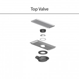 Acrilan Ανοξείδωτη Σχάρα Δαπέδου Ασημί