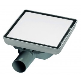 Acrilan Ανοξείδωτη Σχάρα Δαπέδου με Μέγεθος 15x15εκ. Ασημί