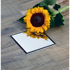 Acrilan Ανοξείδωτη Σχάρα Δαπέδου με Μέγεθος 15x15εκ. Ασημί