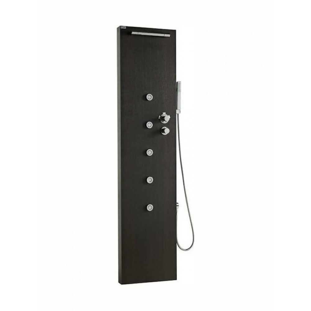 Acrilan Zen 185 Στήλη Υδρομασάζ 185cm Black