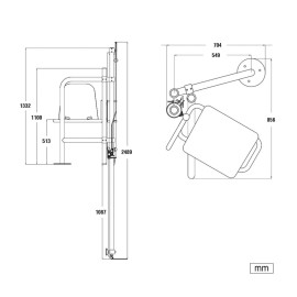 Υδραυλικό κάθισμα ( ανελκυστήρας ) , για   άτομα   με   ειδικές   ανάγκες