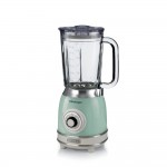 Ariete Vintage Μπλέντερ για Smoothies με Γυάλινη Κανάτα 1.5lt 1000W Πράσινο