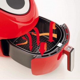 Ariete Airy Fryer XXL 4618/01 Φριτέζα Αέρος 7lt Κόκκινη