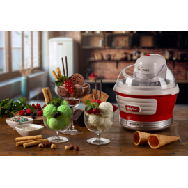 Ariete Party Time Παγωτομηχανή 1.5lt Κόκκινη