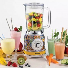 Ariete Positano Μπλέντερ για Smoothies με Γυάλινη Κανάτα 1.5lt 1000W Πολύχρωμο
