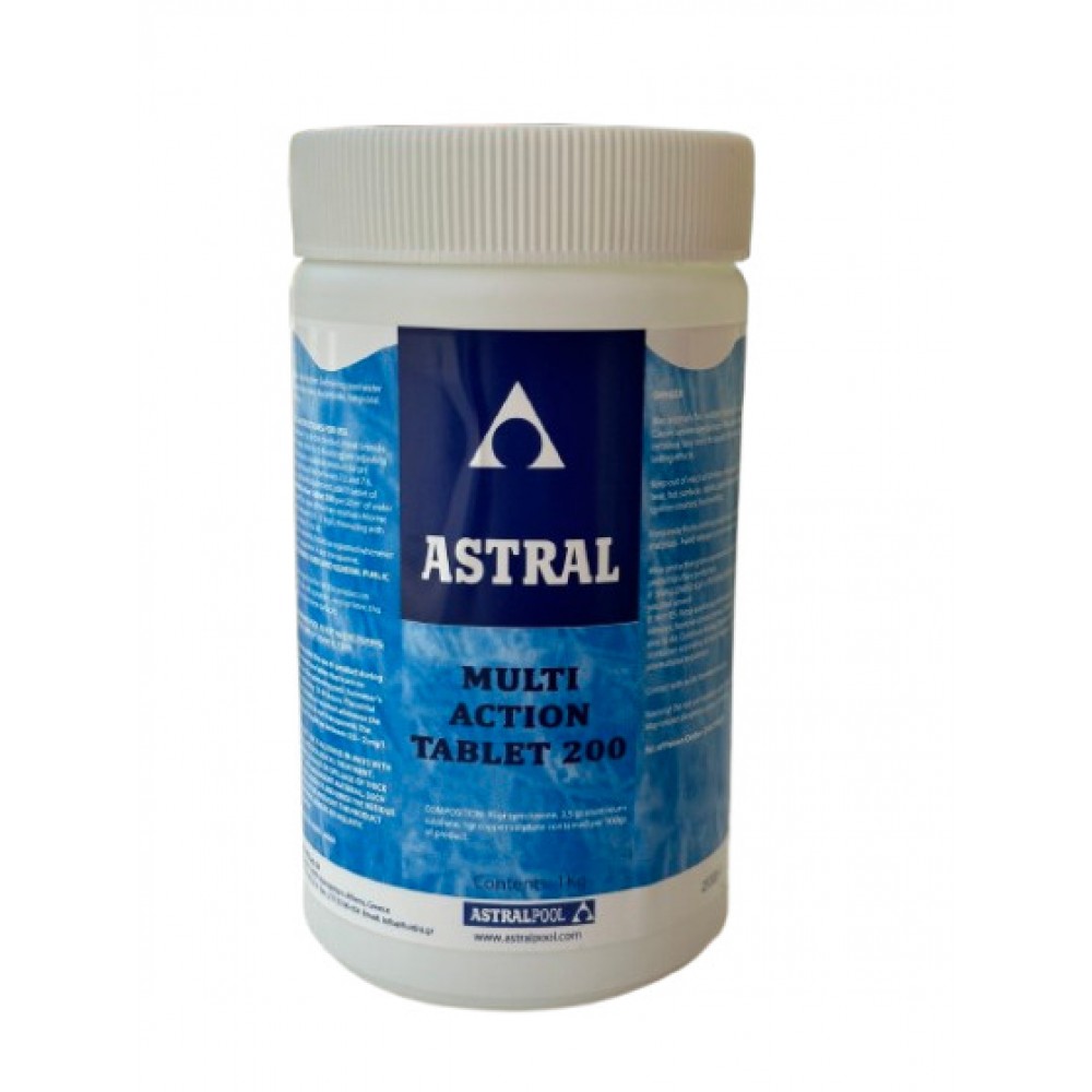 Astral Pool Πολυταμπλέτα Πισίνας Multi-Action (200 gr) 1kg