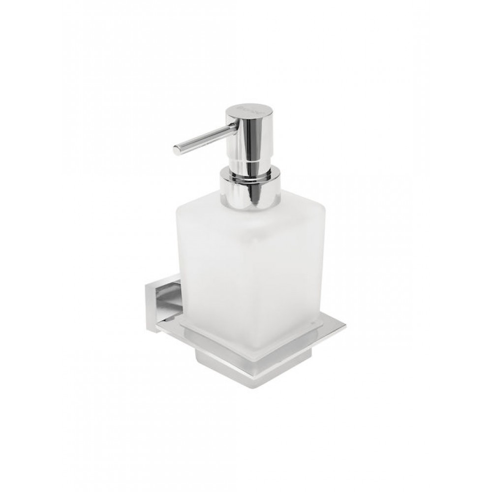 Bronze Art Lugano-Quadrato Dispenser Γυάλινο Chrome