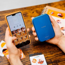 Canon Zoemini 2 Zink Εκτυπωτής για Φωτογραφίες με Bluetooth Navy Blue