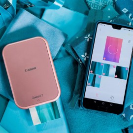 Canon Zoemini 2 Zink Εκτυπωτής για Φωτογραφίες με Bluetooth Pink 