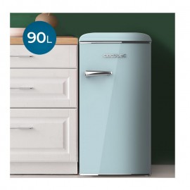 Cecotec Bolero CoolMarket TT Retro Μονόπορτο Ψυγείο 90lt Υ90xΠ45.5xΒ53.5εκ. Μπλε