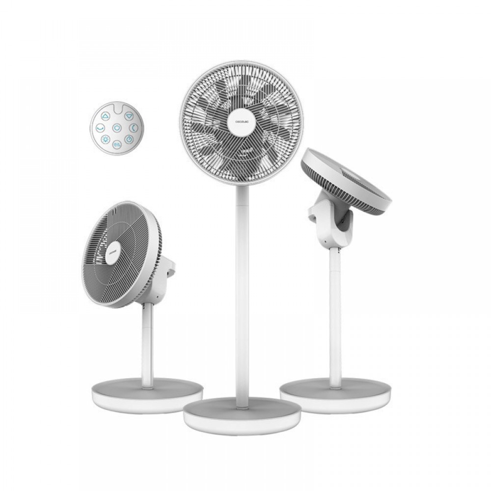 Cecotec EnergySilence 2600 Sunflower Ανεμιστήρας Ορθοστάτης 3 σε 1 22W Διαμέτρου 13cm με Τηλεχειριστήριο