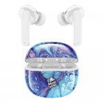 Cellular Line Music Sound In-ear Bluetooth Handsfree Ακουστικά με Θήκη Φόρτισης Purple/White